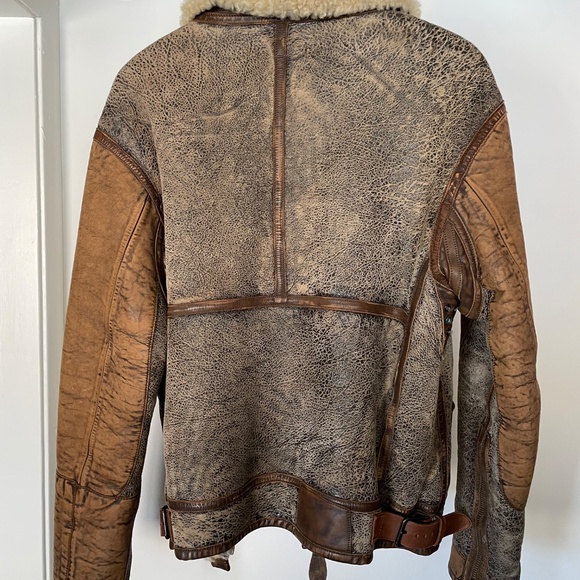 Polo Ralph Lauren shearling-lined bomber jacket - Picture 2 of 11
